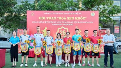 Công đoàn Hoa Sen Nghệ An khai mạc hội thao “Hoa Sen Khỏe 2026”