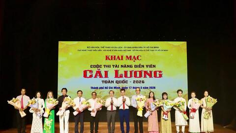 Khai mạc Cuộc thi Tài năng diễn viên Cải lương toàn quốc năm 2026