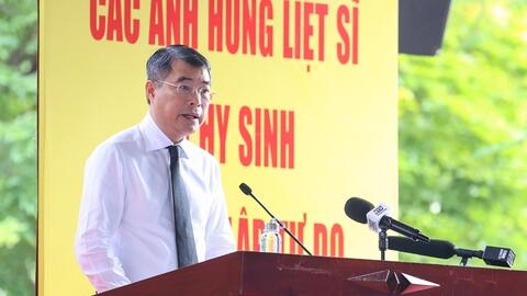Phát biểu của Thủ tướng Lê Minh Hưng tại lễ triển khai tìm kiếm, quy tập hài cốt liệt sĩ tại Công viên Lê Thị Riêng