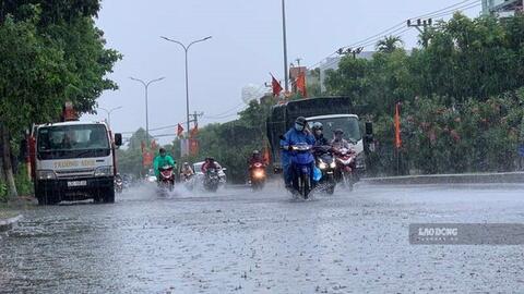 Dự báo khu vực mưa dông hôm nay, có nơi mưa rất to trên 100mm