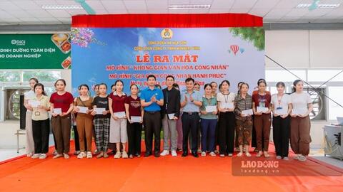 Ra mắt Không gian văn hóa công nhân tại doanh nghiệp ở Thanh Hóa