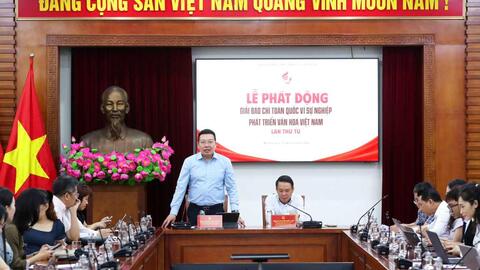 Phát động Giải Báo chí toàn quốc “Vì sự nghiệp phát triển Văn hóa Việt Nam” lần thứ IV