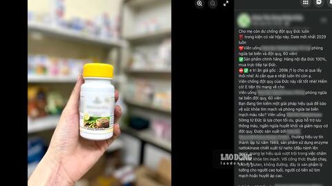 Ma trận quảng cáo thực phẩm chức năng phòng đột quỵ