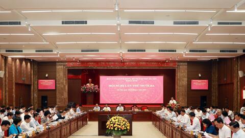Hôm nay, diễn ra Hội nghị Ban Chấp hành Đảng bộ TP Hà Nội