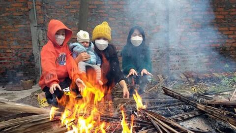 Không khí lạnh tăng cường khiến miền Bắc rét 2,5 độ C