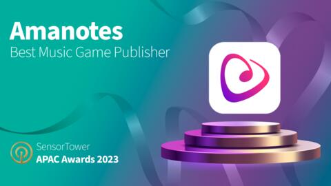 Amanotes là “Nhà phát hành trò chơi âm nhạc xuất sắc nhất”