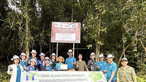 Marico SEA trồng 1.500 cây xanh tại Vườn quốc gia Bến En