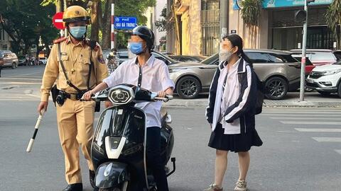 Chấn chỉnh nghiêm học sinh vi phạm trật tự an toàn giao thông
