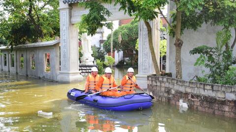 EVNHANOI sẵn sàng các phương án ứng phó ngập lụt
