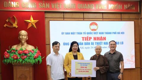 Gần 180 tỷ đồng ủng hộ đồng bào bị thiệt hại do bão lũ