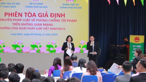 Đưa kiến thức pháp luật đến gần hơn với học sinh