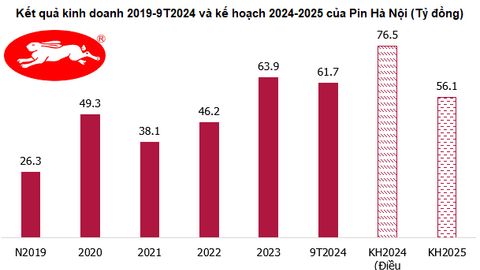 Hãng pin con thỏ tăng hơn 8% mục tiêu lãi 2024, cổ phiếu lầm lũi lên đỉnh 