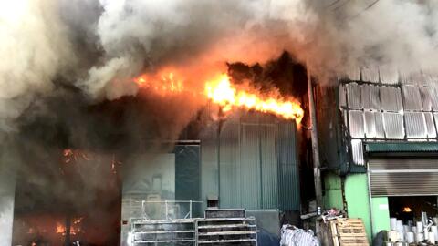 Kịp thời khống chế 2 vụ cháy lớn liên tiếp xảy ra