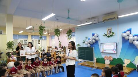 Tập huấn chuyền đề phát triển ngôn ngữ cho trẻ mầm non