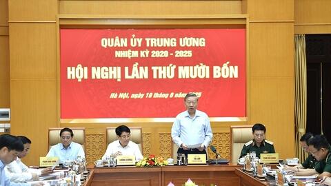 Tổng Bí thư Tô Lâm chủ trì Hội nghị Quân ủy Trung ương XIV