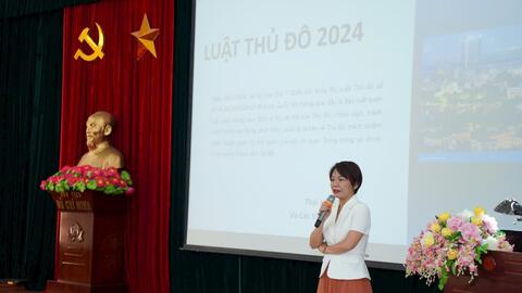 Tuyên truyền Luật Thủ đô 2024 gắn với mô hình chính quyền mới