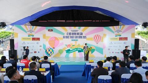 Lâm Đồng: Khai mạc Lễ hội Khinh khí cầu và nghệ thuật năm 2025