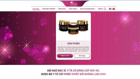 Dòng mỹ phẩm Doctor Magic của Mailisa bị rà soát