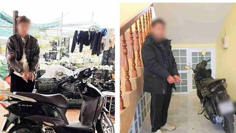 Bắt giữ 2 đối tượng trộm cắp xe máy ở Đà Lạt