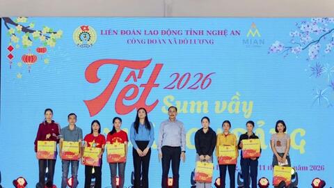Ấm áp Tết Sum vầy tại Công ty May Minh Anh Đô Lương