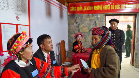 Kết thúc bầu cử, cả nước có 99,68% cử tri đi bỏ phiếu