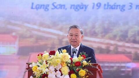 Phát biểu của Tổng Bí thư tại lễ khởi công xây dựng trường nội trú liên cấp ở 121 xã biên giới