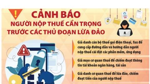 Công an Hà Nội cảnh báo chiêu giả cơ quan thuế lừa đảo qua link giả