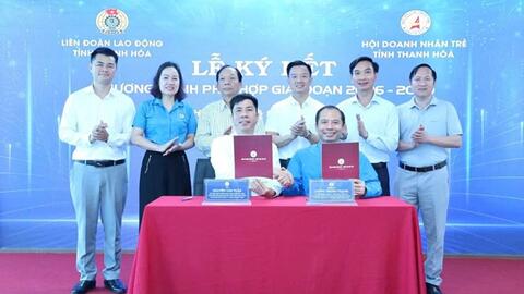 LĐLĐ Thanh Hóa ký kết hợp tác vì quyền lợi người lao động