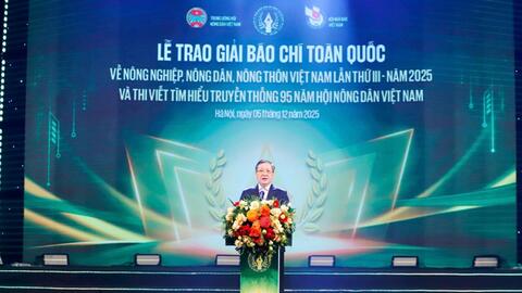 Giải báo chí toàn quốc về “tam nông” sẽ có 50 giải thưởng với 5 giải A