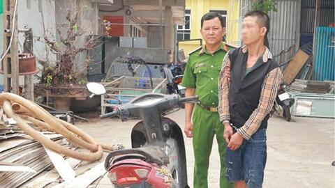 Khởi tố đối tượng có 3 tiền án vẫn tiếp tục đi trộm cắp xe máy ở An Giang