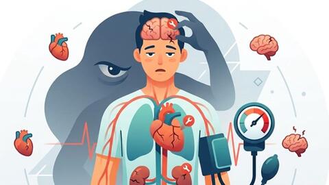 Huyết áp cao có thể âm thầm gây tổn thương cơ thể nếu không kiểm soát