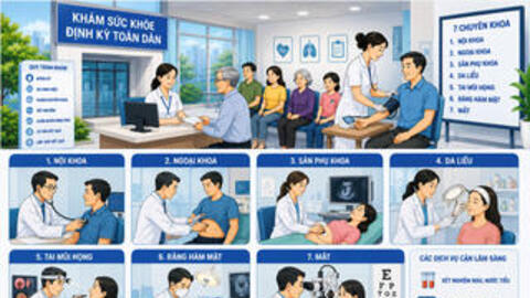 Xác định huy động toàn bộ hệ thống y tế tham gia triển khai khám sức khỏe định kỳ miễn phí tại TP HCM