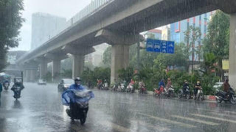 Thời tiết ngày 29/5: Bắc Bộ và Bắc Trung Bộ có mưa rào và dông rải rác