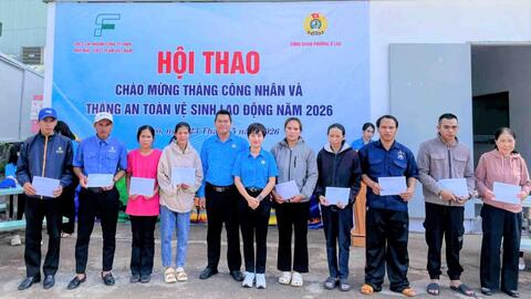 Công đoàn cơ sở ở Lâm Đồng đẩy mạnh chăm lo cho người lao động