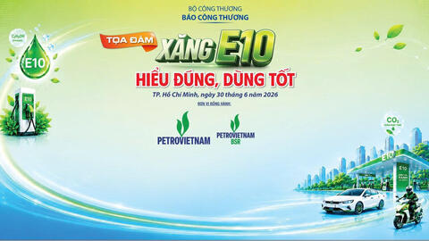 Sáng 30/6, Báo Công Thương tổ chức tọa đàm 'Xăng E10: Hiểu đúng, dùng tốt'