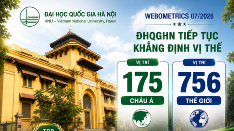 Đại học Quốc gia Hà Nội tiếp tục lọt top 800 đại học hàng đầu thế giới