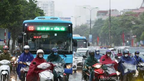 Cảnh báo khu vực mưa dông hôm nay, có nơi mưa rất to trên 100mm