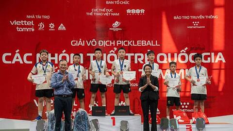 Giải Pickleball trẻ quốc gia khép lại, mở cơ hội vươn ra quốc tế