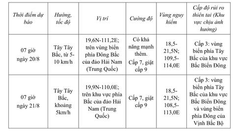 Áp thấp nhiệt đới giật cấp 8 gây biển động mạnh