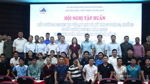 Đà Nẵng tập huấn dạy bơi và phòng, chống đuối nước trẻ em