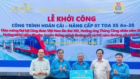 Công đoàn Đường sắt Việt Nam đồng hành bảo vệ quyền lợi người lao động