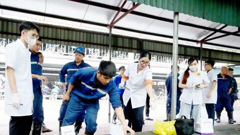 Tổ chức xét nghiệm tầm soát ma túy đột xuất cho người lao động