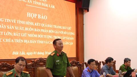 Công an Đắk Lắk bắt giữ nhóm đối tượng đột nhập chùa chiền trộm cắp tài sản
