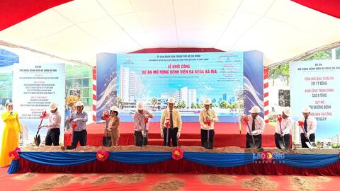 Khởi công dự án mở rộng Bệnh viện Đa khoa Bà Rịa hơn 739 tỉ đồng