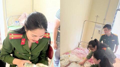 Bé trai sơ sinh bị bỏ lại bên Quốc lộ 4 kèm bức thư gửi gắm