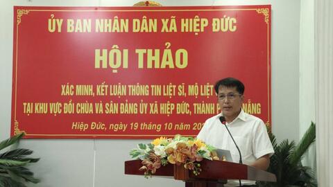 Đà Nẵng xác minh thông tin nghi có nơi chôn cất nhiều liệt sĩ tại Hiệp Đức