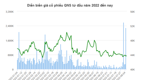 Nutifood trở thành cổ đông lớn tại QNS