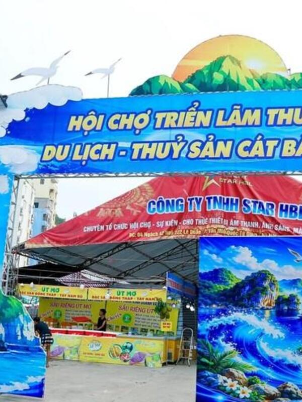 Hải Phòng: Sôi động hội chợ thương mại, du lịch, thủy sản Cát Bà 2026