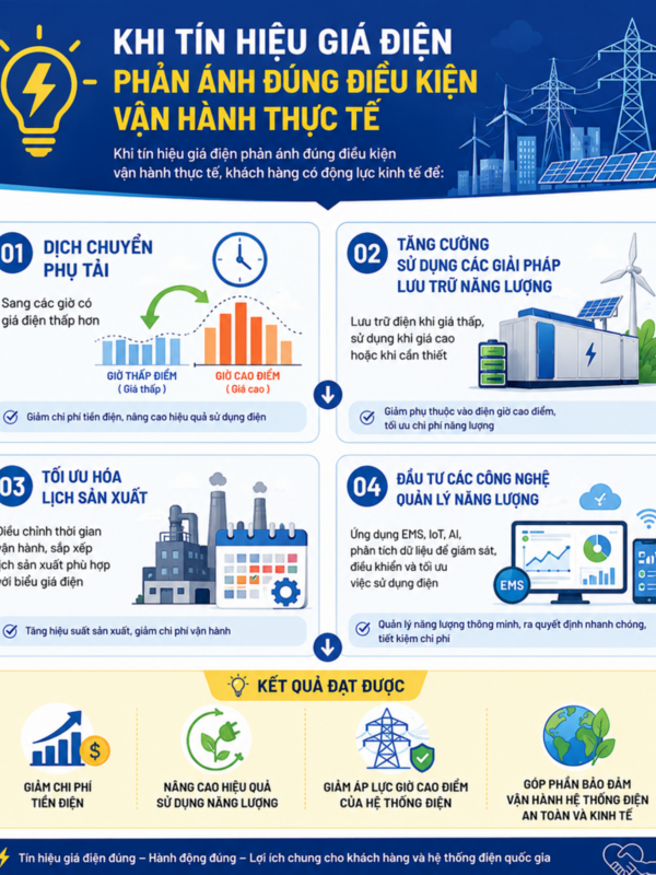 Điều chỉnh khung giờ sử dụng điện: Phản ánh đúng cung - cầu, tối ưu vận hành hệ thống