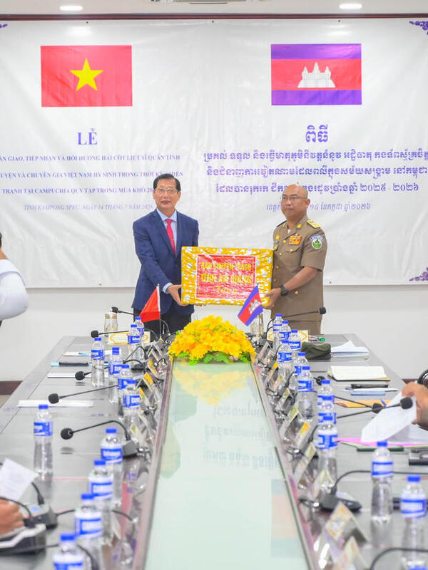 Quy tập 81 hài cốt liệt sĩ tại Kampong Speu, Campuchia